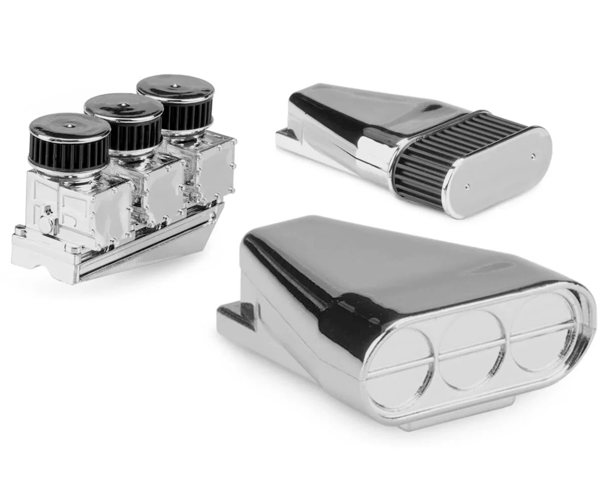 JConcepts Engine Accessory Set (Chrome) - JCO2537