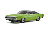 Kyosho - 1/10 EP 4WD Fazer Mk2 FZ02L Readyset, 1970 Dodge Charger, Sublime Green - KYO34417T2