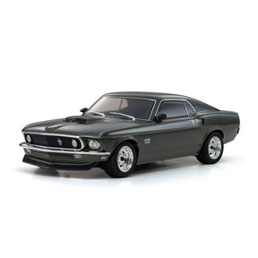 Kyosho Fazer Mk2 1969 Ford Mustang Boss 429 Electric 4WD 1/10 RTR Touring Car (Black Jade)