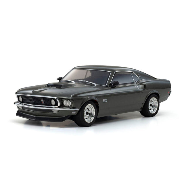 Kyosho Fazer Mk2 1969 Ford Mustang Boss 429 Electric 4WD 1/10 RTR Touring Car (Black Jade)