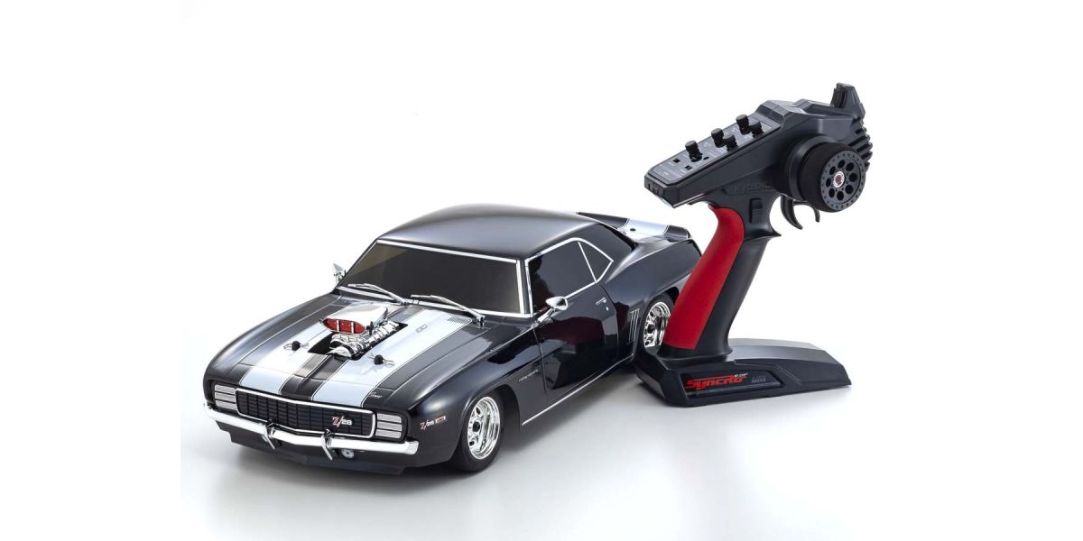 Kyosho - Fazer Mk2 1969 Chevy Camaro Z/28 RS Supercharged VE, Tuxedo Black, 1/10 Electric 4WD Touring Car - KYO34493T1