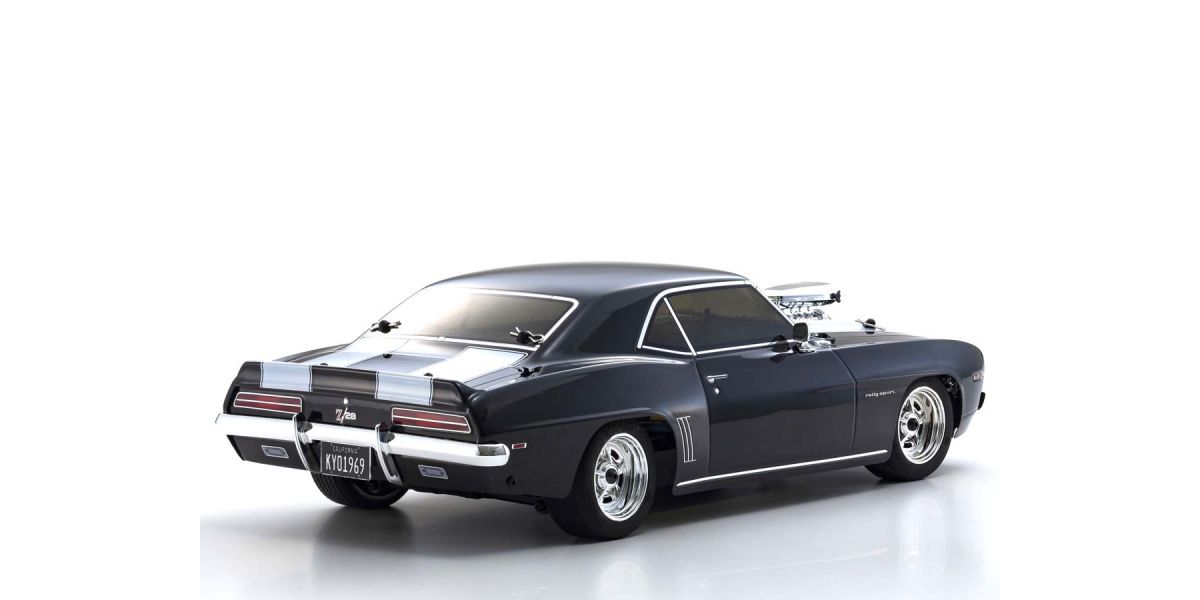 Kyosho - Fazer Mk2 1969 Chevy Camaro Z/28 RS Supercharged VE, Tuxedo Black, 1/10 Electric 4WD Touring Car - KYO34493T1