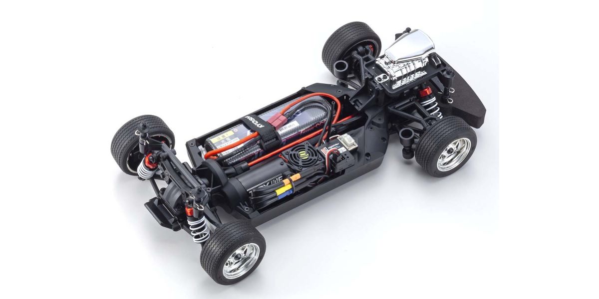 Kyosho - Fazer Mk2 1969 Chevy Camaro Z/28 RS Supercharged VE, Tuxedo Black, 1/10 Electric 4WD Touring Car - KYO34493T1