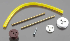 Dubro Fuel Tank Cap/Fittings 2-24oz Tanks Gas - DUBP3362
