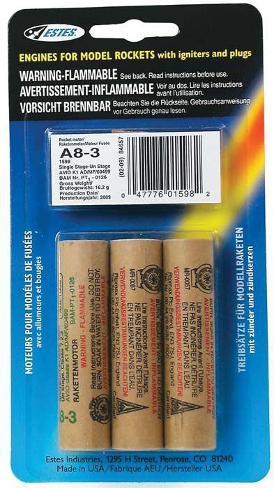 A8-3 Std Rocket 047776015982