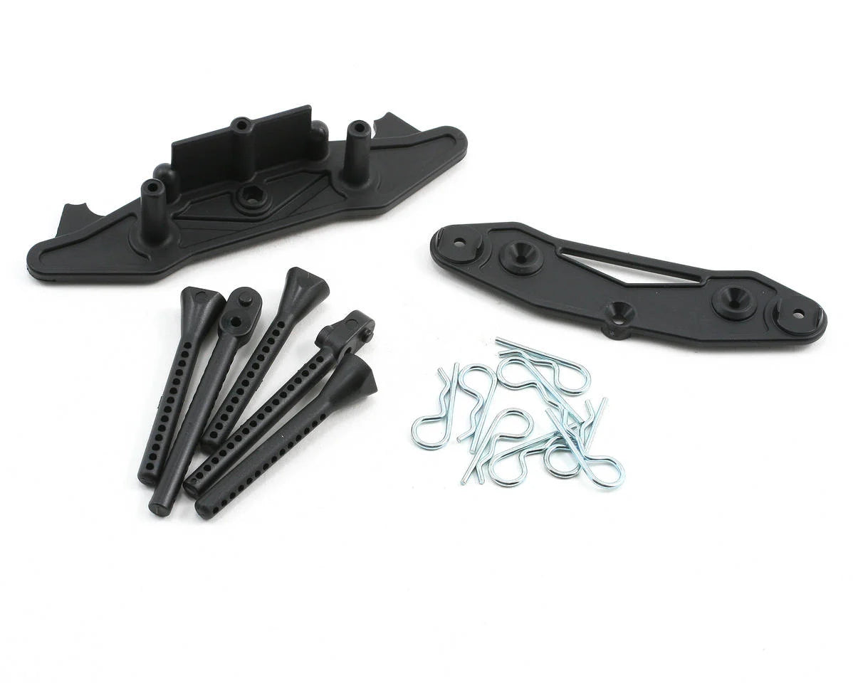 LOSA4239 Body Post & Bumper Set:JRX-S