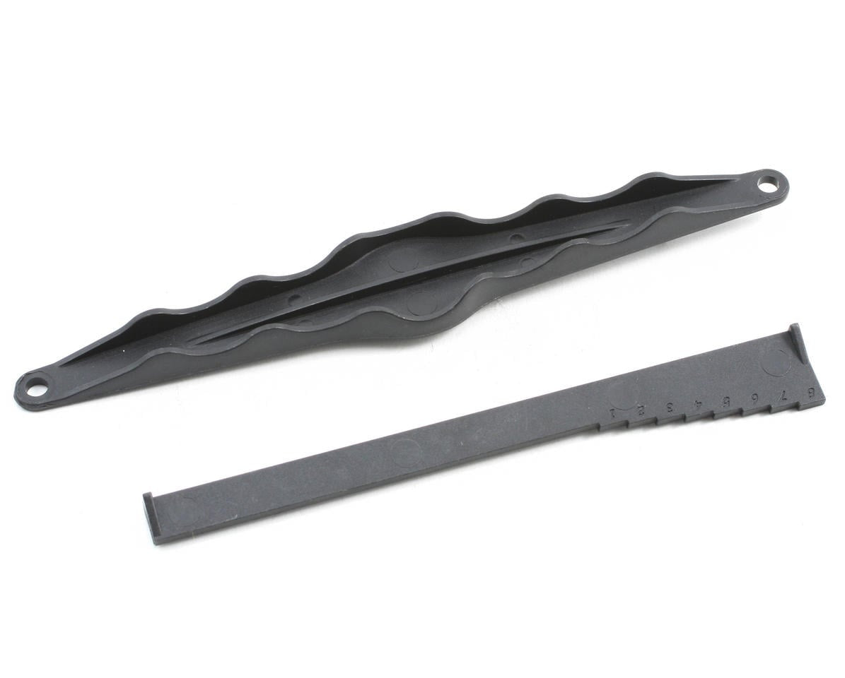 LOSA4240 DROOP GAUGE & BATTERY STRAP XXX-S