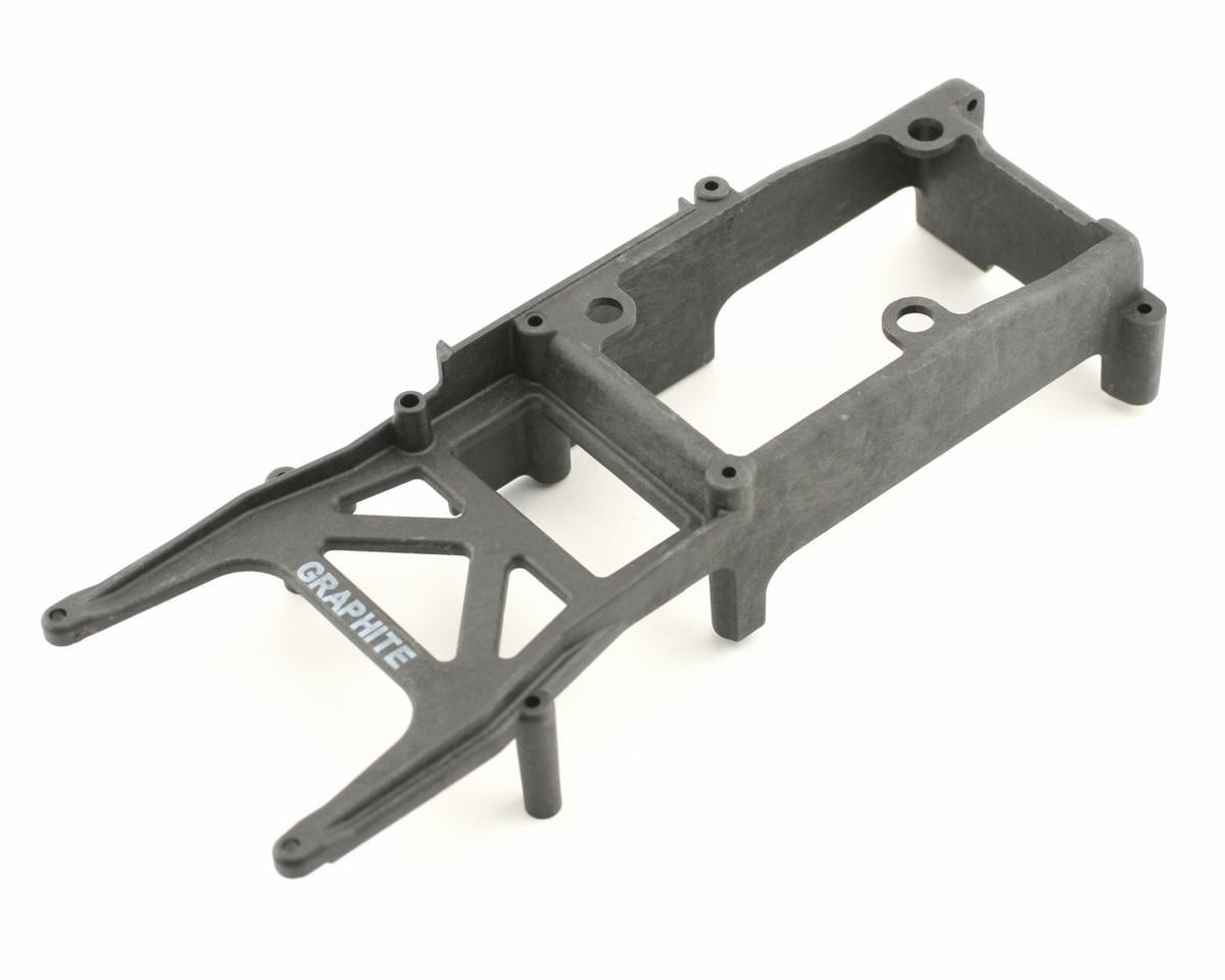 LOSA9962 NEW XXX-NT CENTER CHASSIS  BRACE PLASTIC GRAPHITE
