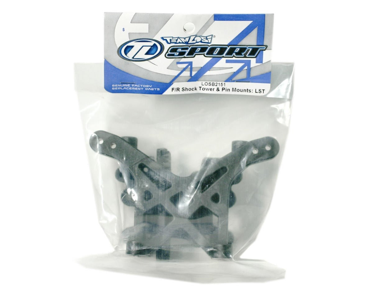 LOSB2151 F/R Shock Tower & Pin Mounts: LST