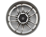 Traxxas - LAB Work Emotion CR3P 1/10 Drift Wheels (Matte Black/Chrome) (2) (6mm Offset) w/12mm Hex