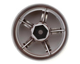 Traxxas - LAB Work Emotion T5R 1/10 2-Piece Concave Drift Wheels (Candy Red/Black) (2) (6mm Offset) w/12mm Hex