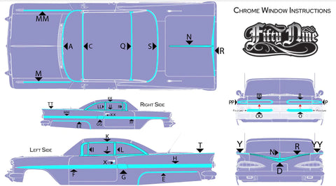 59' Impala Body Kit (Clear) (1pc) - RER15533