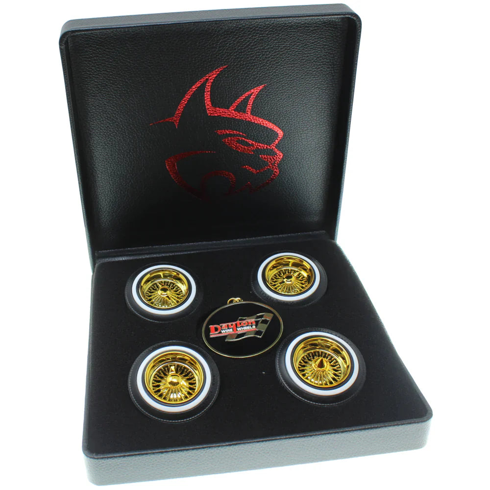 Dayton Wire Wheel Set (Gold) (4pcs) - RER17089