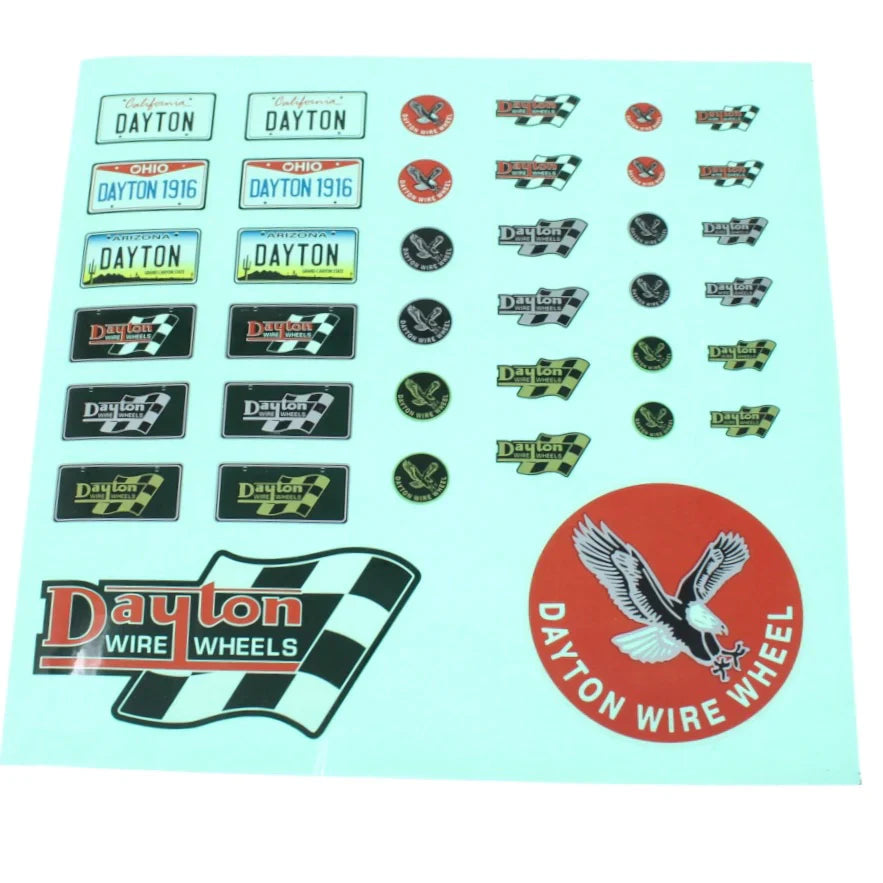 Dayton Wire Wheel Set (Chrome) (4pcs) - RER17088