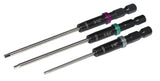MIP Speed Tip™ Hex Driver Wrench Set Gen 2, SAE, Standard (3), 1/16", 5/64", & 3/32"