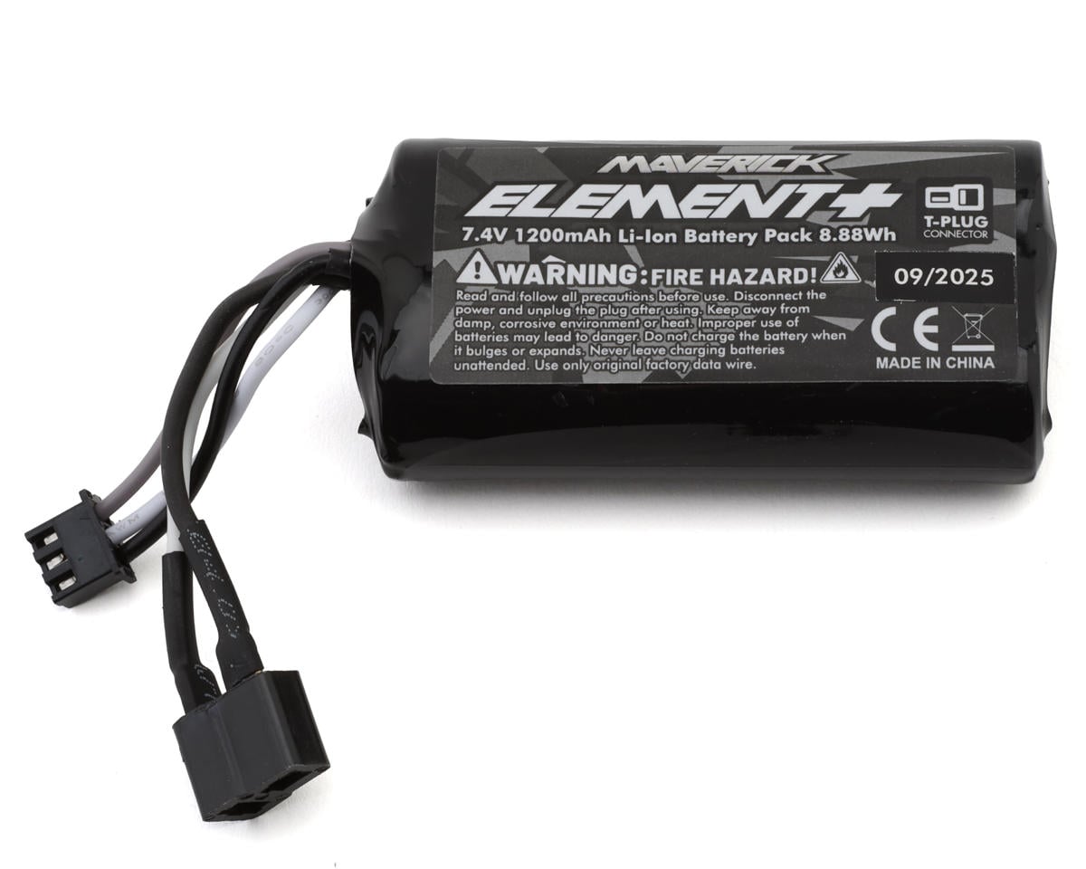 Maverick Element 2S Li-Ion Battery w/T-Style Plug (7.4V/1200mAh)