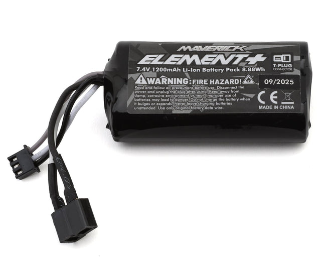 Maverick Element 2S Li-Ion Battery w/T-Style Plug (7.4V/1200mAh)
