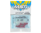 MST FXX-D Aluminum Vertical Low Profile Servo Mount (Red) - MXS-210222R