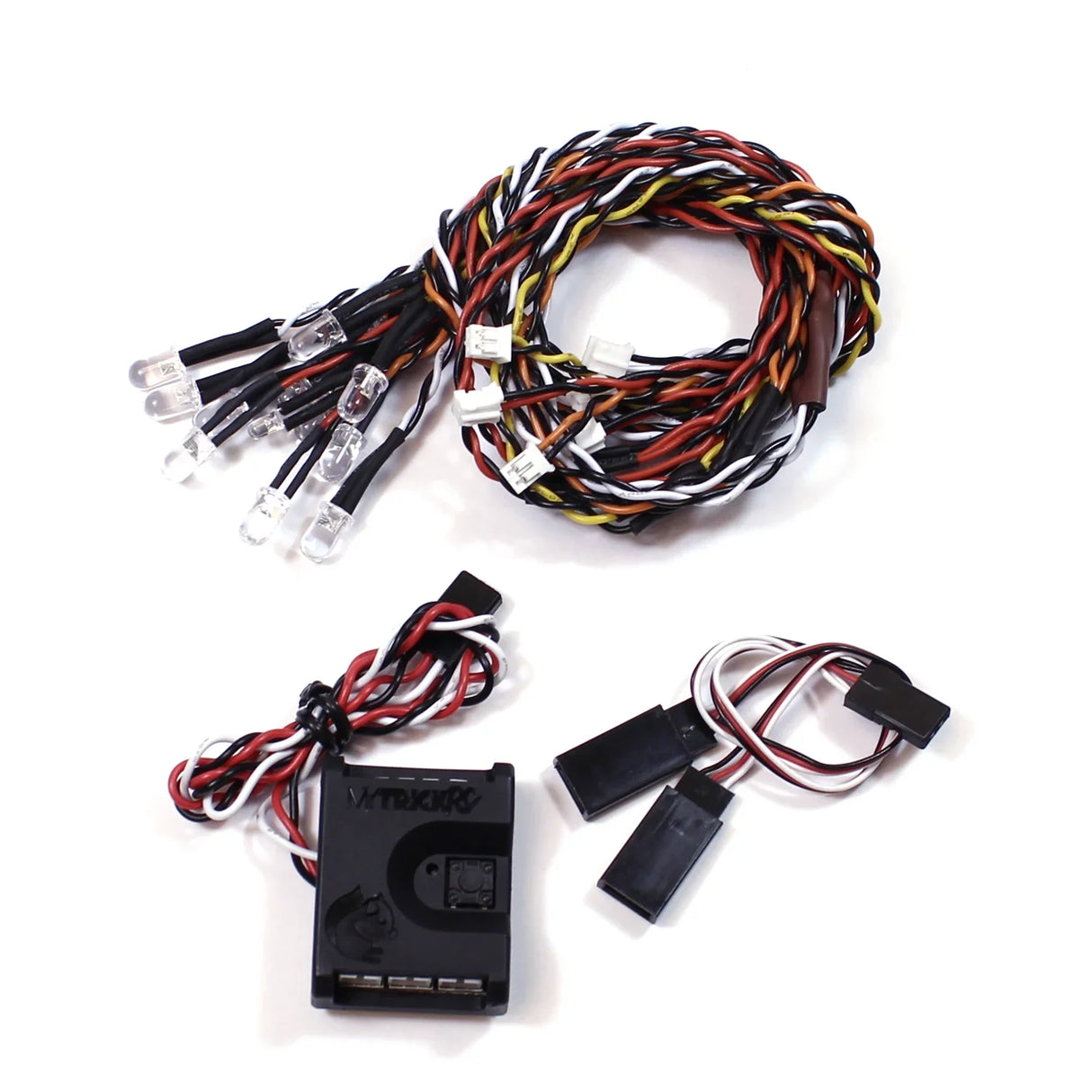 MyTrickRC - Attack Vintage 1402 Light Bar Kit with 1-SQ-1 Controller 12-LEDs 2 Backfire - MYKAV1402