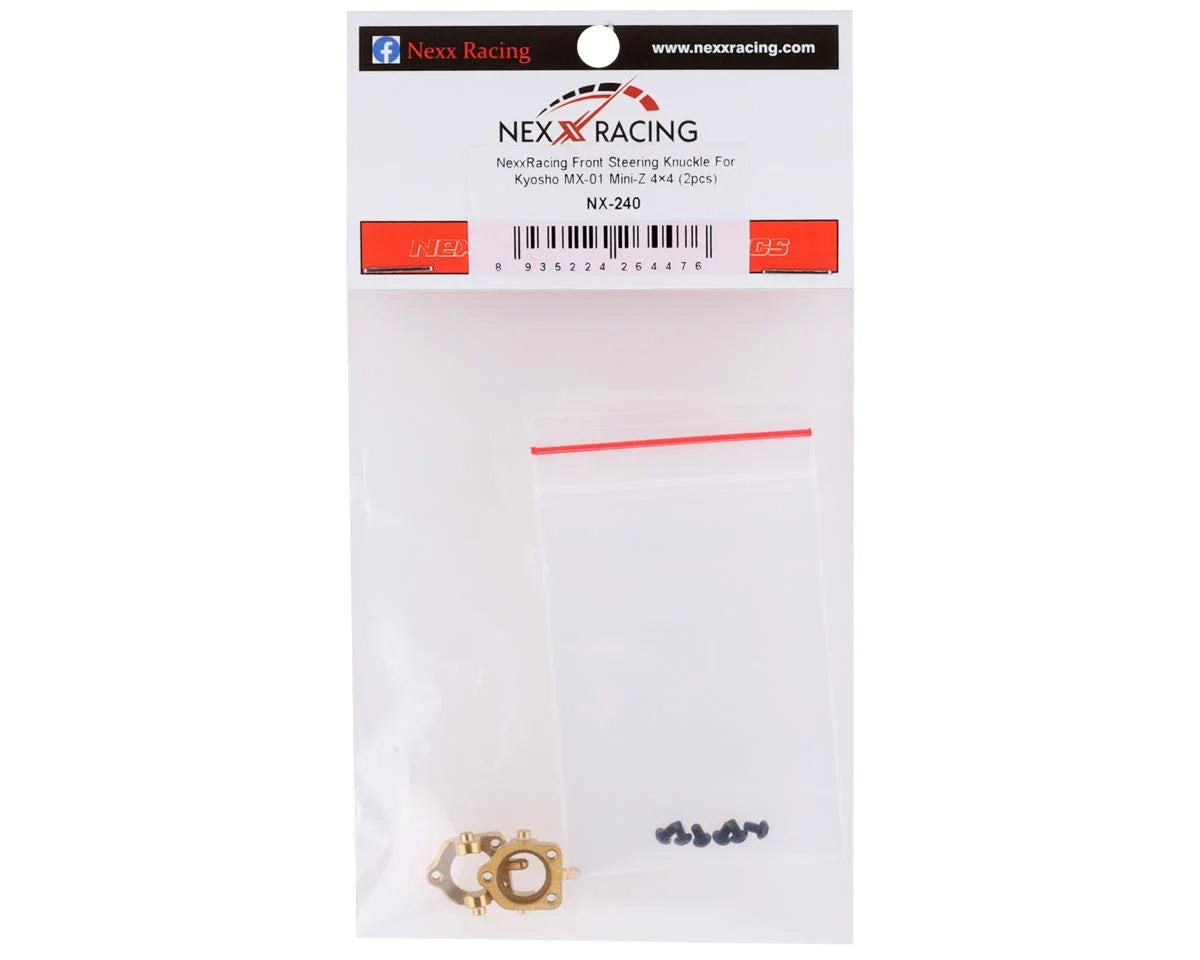NEXX Racing Brass Front Steering Knuckle (2) - NX-240