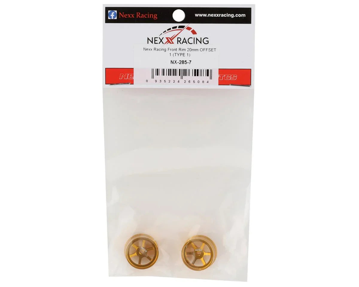 NEXX Racing 20mm Front Rim (Type 1) (2) (1mm Offset) - NX-285-7