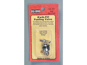 Dubro Kwik-Fill Fueling Valve Glow - DUBQ0650