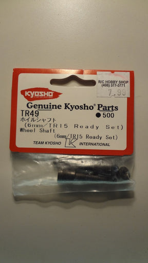 WHEEL SHAFT (6MM/TR15 READY SET) - TR49