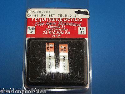 PERFORMANCE (JR) 75.810 MHz FM SINGLE CONVERSION CH-81 #PDV6000081