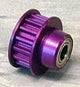 HPI Center 1-Way Pulley-15 Tooth, Purple Aluminum - HPI72037