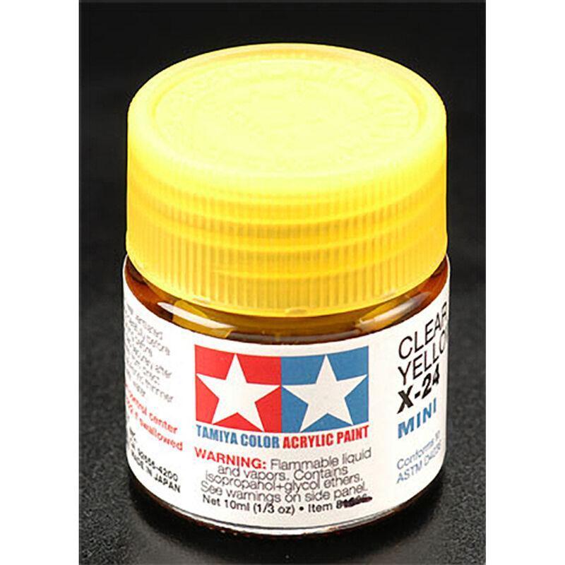 Acrylic Mini X24, Clear Yellow