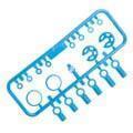 AX31300 10mm Shock Parts Tree 2 Blue - AXIC3300