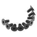 AXA463 Hex Socket Tap Flat Head M3x6mm Black (10) - AXIC0126