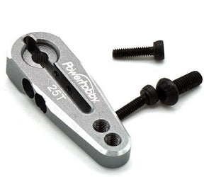 Power Hobby - Powerhobby 25T Aluminum Clamping Servo Horn Gun Metal
