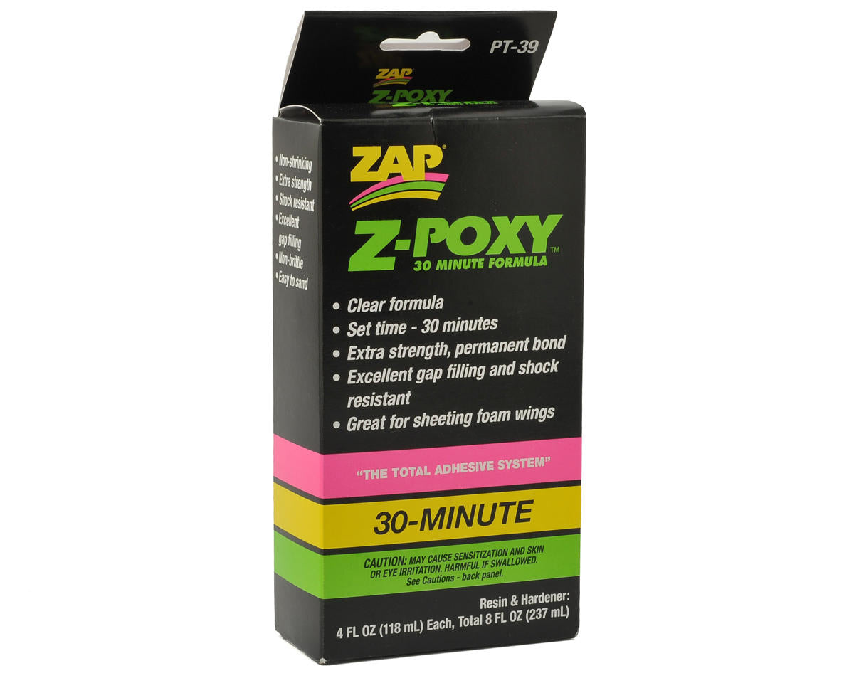 Zap - Pacer Technology Z-Poxy 30-Minute 2-Part Epoxy (8oz)