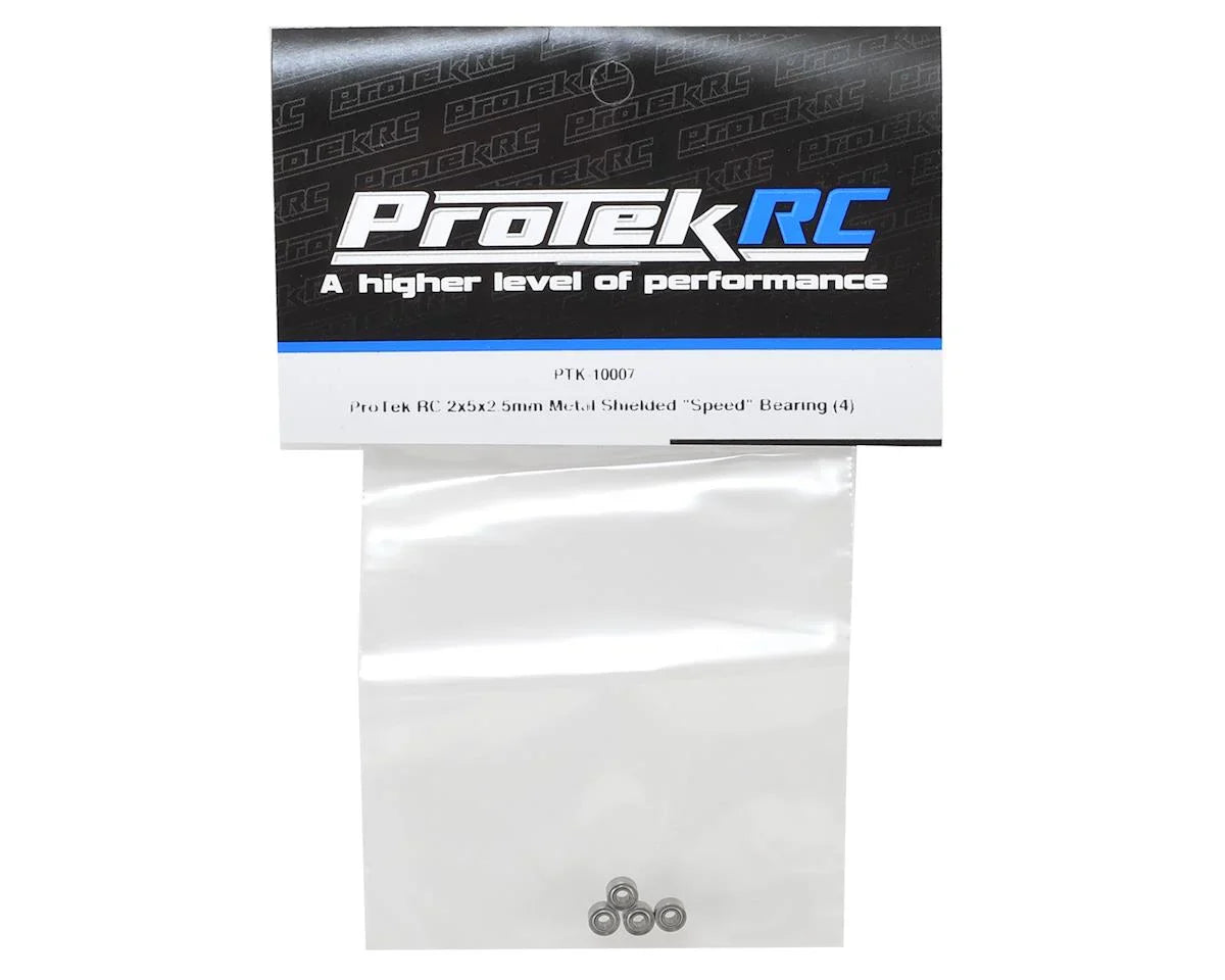 ProTek RC 2x5x2.5mm Metal Shielded Speed Bearing (4) - PTK-10007