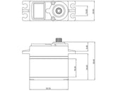 ProTek - Standard Digital "High Torque" Metal Gear Servo