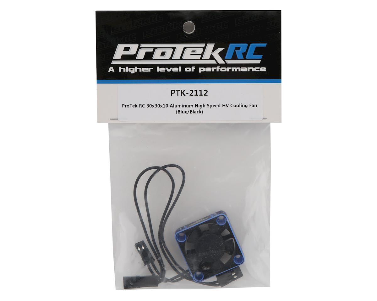 ProTek RC 30x30x10mm Aluminum High Speed HV Cooling Fan (Blue/Black) - PTK-2112