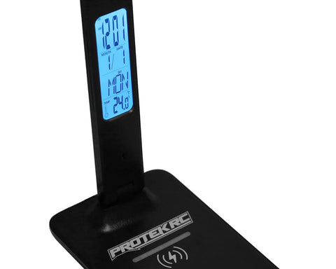 ProTek RC Multifunction LED Pit Light (w/Wireless Charge, Clock, Date & Temp)