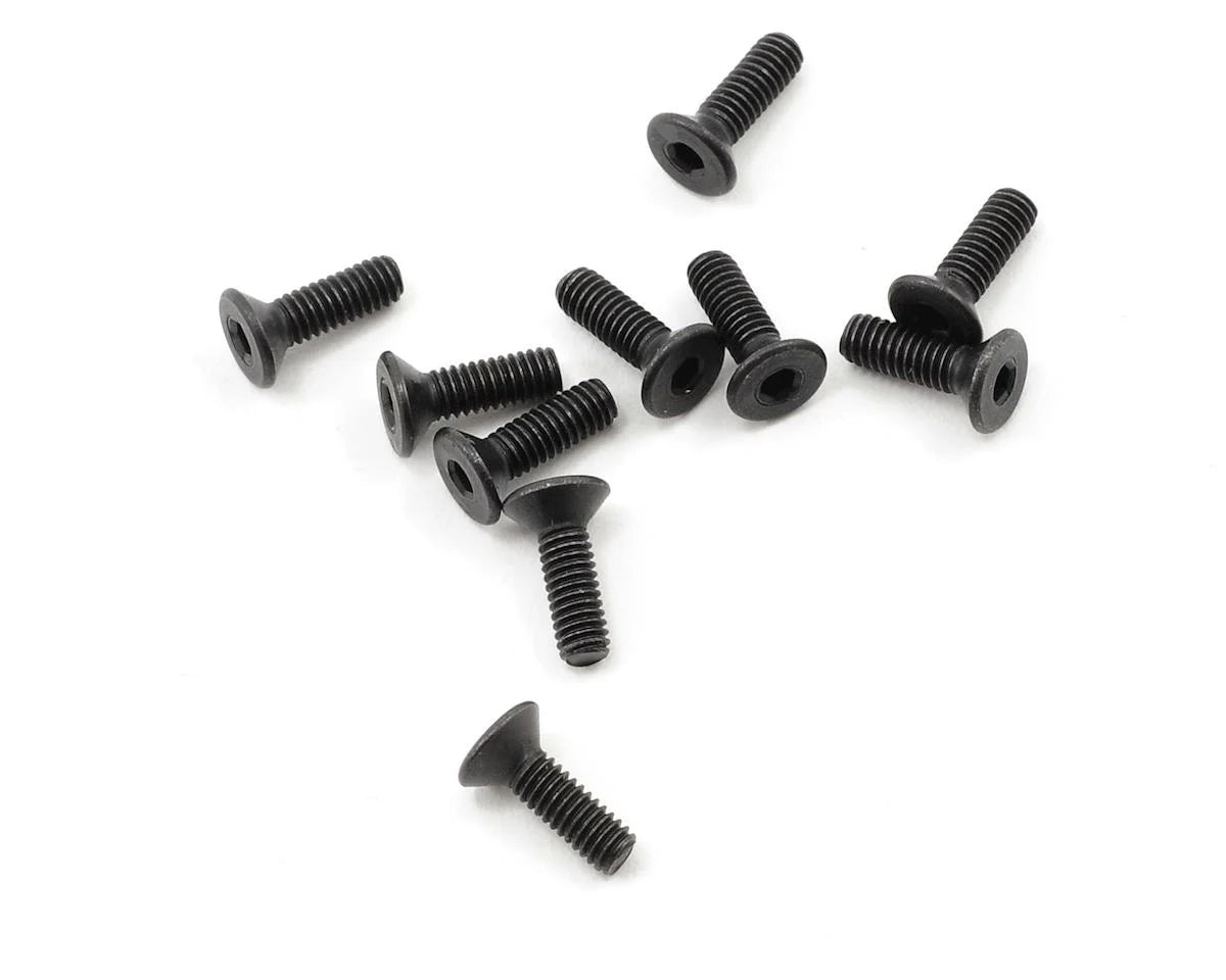 ProTek RC 2.5x8mm "High Strength" Flat Head Screws (10) - PTK-H-2102