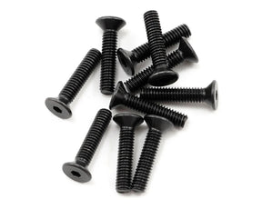 ProTek RC 2.5x12mm "High Strength" Flat Head Screws (10) - PTK-H-2104 - PTK-H-2104
