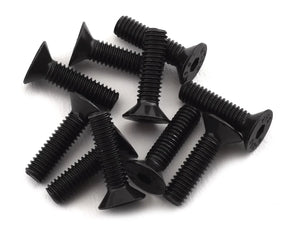 ProTek RC 4x15mm "High Strength" Flat Head Screws (10) - PTK-H-2305 - PTK-H-2305
