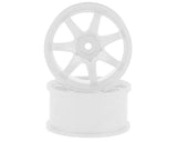 RC Art Evolve GF 6-Spoke Drift Wheels (White) (2) (8mm Offset) w/12mm Hex - RCA-ART-4308WH