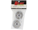 RC Art Evolve 05-K 5-Split Spoke Drift Wheels (Matte Silver) (2) (8mm Offset) w/12mm Hex - RCA-ART-4608MS