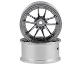 RC Art SSR Reiner Type 10S 5-Split Spoke Drift Wheels (Black Chrome) (2) (6mm Offset) w/12mm Hex -  RCA-ART-WW-0306BC