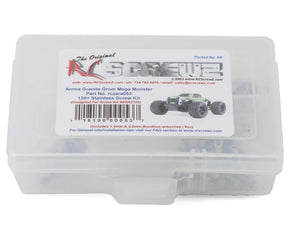 RC Screwz Arrma Granite Grom Mega 1/18 RTR Monster Stainless Steel Screw Kit - RCZARA053 - RCZARA053