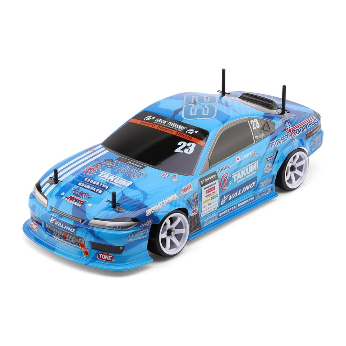 Yokomo RD2.0 Rookie Drift 1/10 RWD Drift Car Kit (Blue) w/Mercury Sayaka Special S15 Body