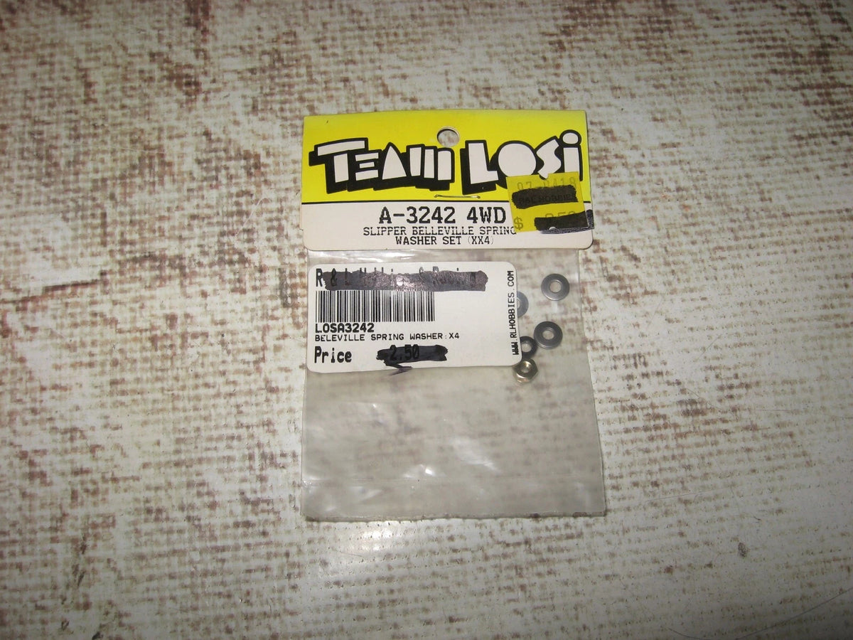 LOSA3242 4WD SLIPPER BELLEVILLE SPRING WASHER SET (XX4)