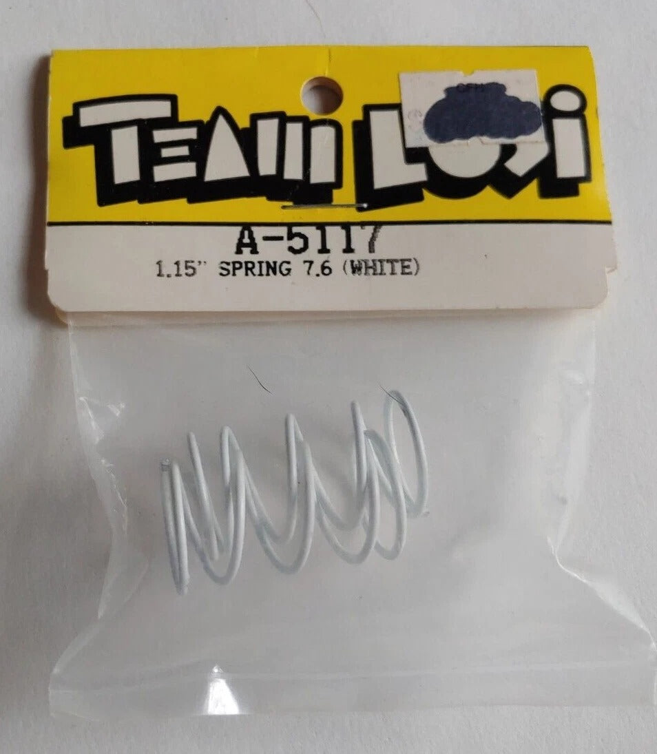 LOSA5117 1.15" Spring, 7.6 Rate,White