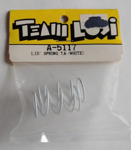 LOSA5117 1.15" Spring,7.6 Rate, White - LOSA5117