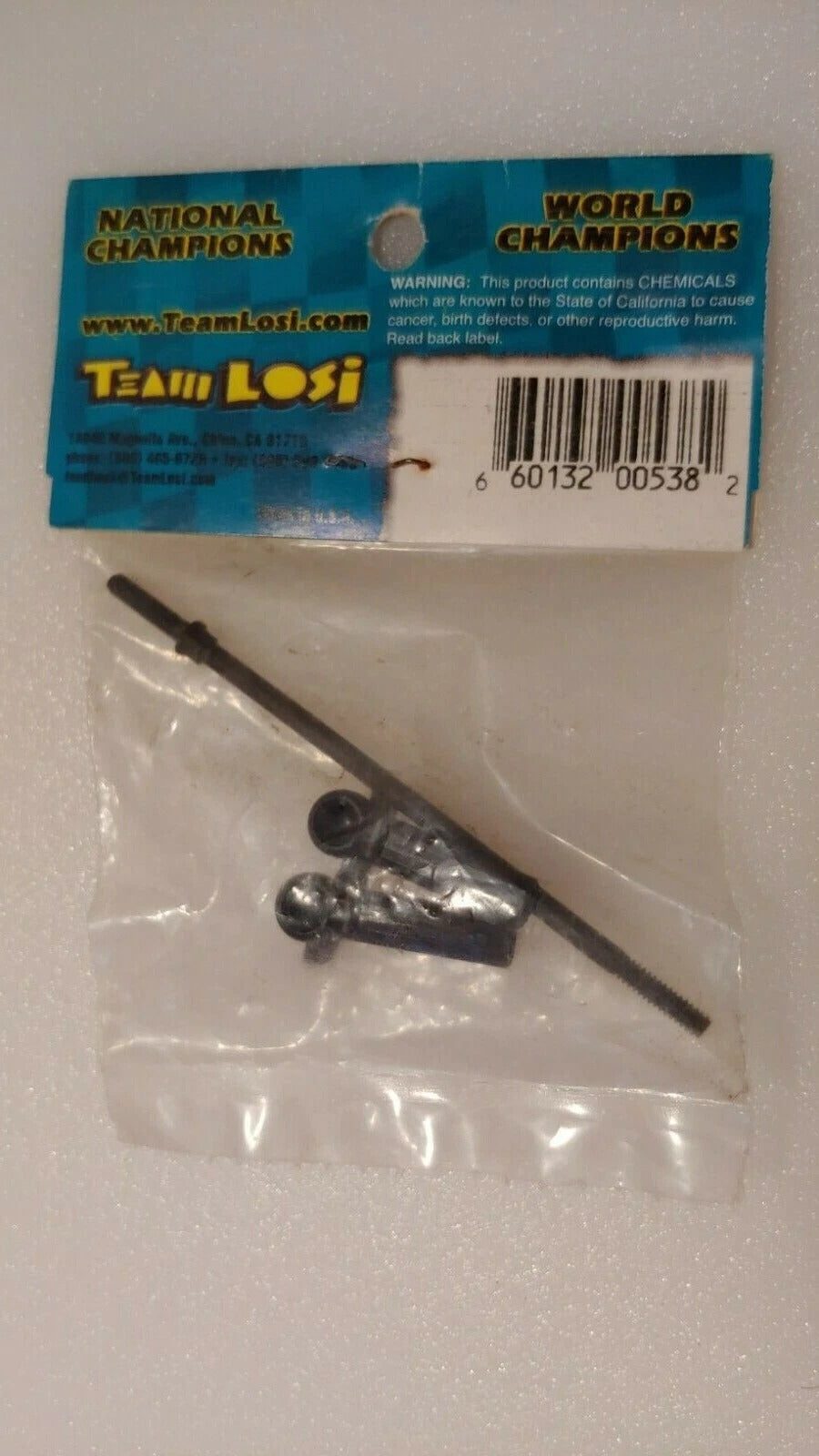 LOSA6042 4WD STEERING ROD & BALL CUPS 3.25"